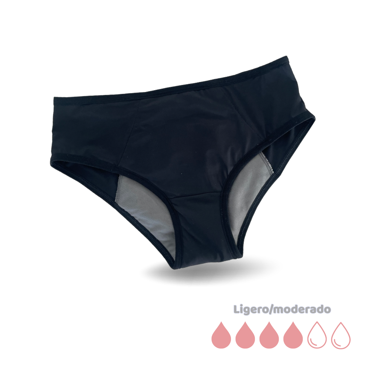 Calzón Menstrual Tiro Clásico Ligero a Moderado