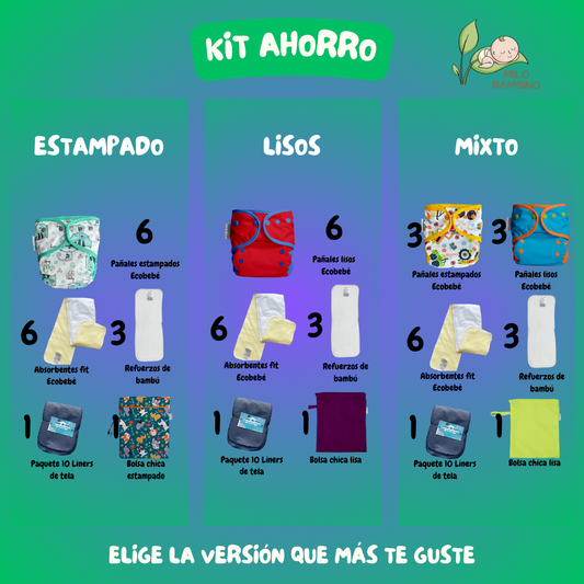 Kit Ahorro Ecobebé Todo en 2 (TE2)