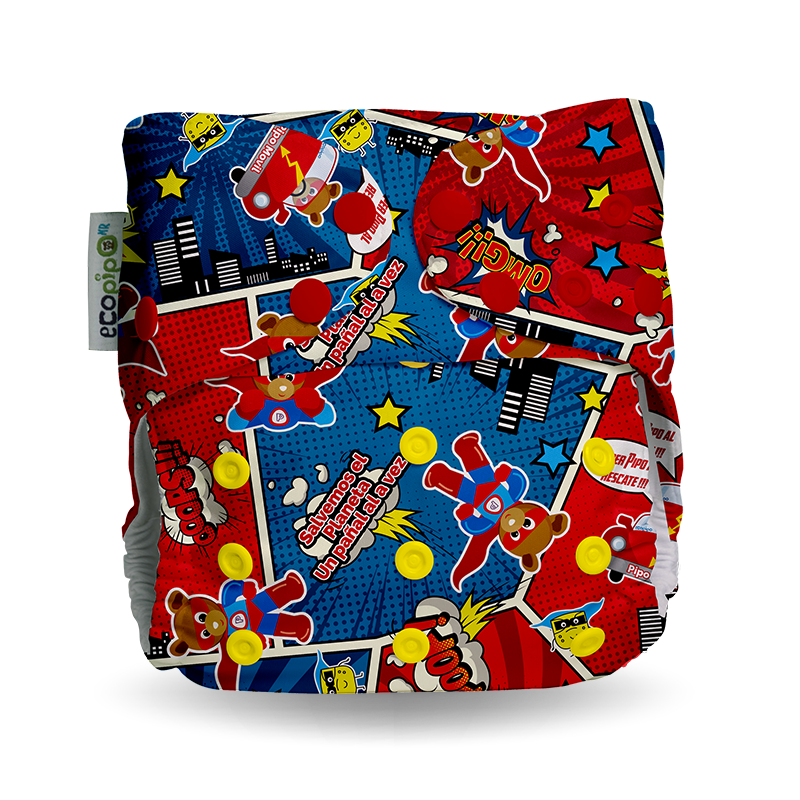 Pañal de Tela Estampado Unitalla